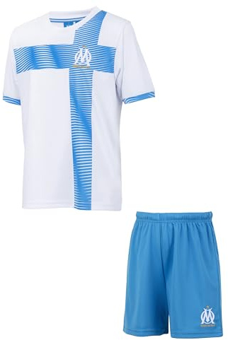 OLYMPIQUE DE MARSEILLE Ensemble Maillot Short Om - Collection Officielle 14 Ans