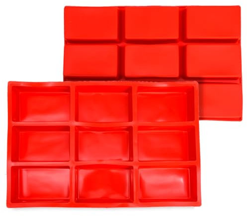 BLLREMIPSUR 2 mini moldes de silicona para pan, mini moldes antiadherentes para hornear brownies, mini moldes para hornear pan, bandeja para hornear pan, pan, brownies, magdalenas