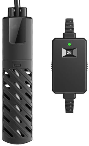 GERUI Aquarium Mini Heater 15L, 100-240V 50/60HZ, Temperature Control Range: 20°C -34°C, Used for Aquarium and Aquarium Aquarium PTC Automatic Constant Temperature Insulation Thin (30W)