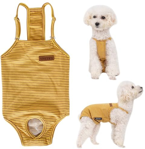Hundewindeln Wiederverwendbar für Hündinnen – Waschbare Damenbinden Höschen – Anti-Rüden Schutzhose & Sicherheitshöschen für Hündinnen – Verstellbare Öko-Windelhose (L)