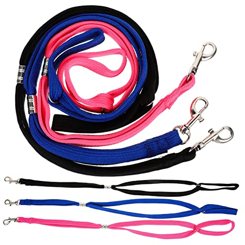 DINHEAROM Set 6 Pezzi Anelli Di Toelettatura Per Cane in Nylon Regolabili Cinghia Per Toelettatura Animali Domestici Cappio Per Bagno Sicuro e Resistente Per Uso Professionale e Domestico