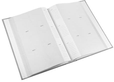 MUELODSIC Album Fotografico Lino Con Inserti Per Ricordi Di Famiglia Matrimonio e Anniversari Album Per Foto Da Immagini Design Elegante e Minimalista Per Decorare La Casa