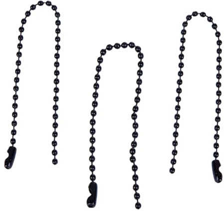 Gatuida 100pezzi Catena Sfere Tag da Connettore Catena per Etichette Sospese in Verniciato per Impiego Decorativo e Commerciale