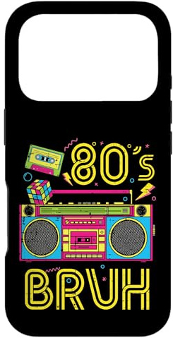 Bruh Boombox Radio stéréo rétro années 80 pour Hommes, Femmes, Enfants Coque pour iPhone 17 Pro