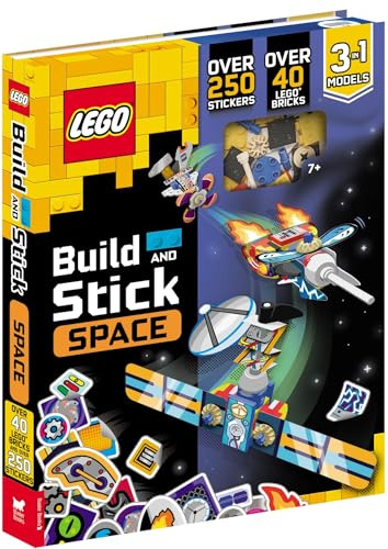LEGO® Books: Build and Stick: Space (includes LEGO® bricks, book and over 250 stickers) (LEGO® Build and Stick Activity Box)