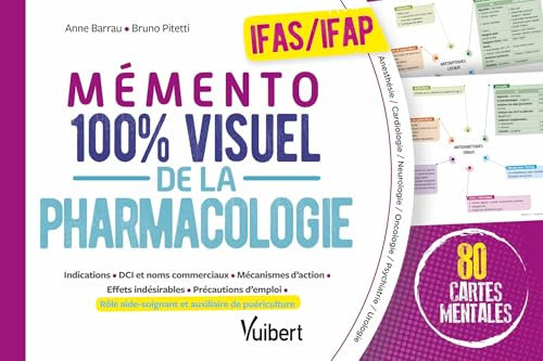Mémento 100% visuel de la pharmacologie IFAS/IFAP: L'essentiel à retenir sur les traitements médicamenteux en 80 cartes mentales