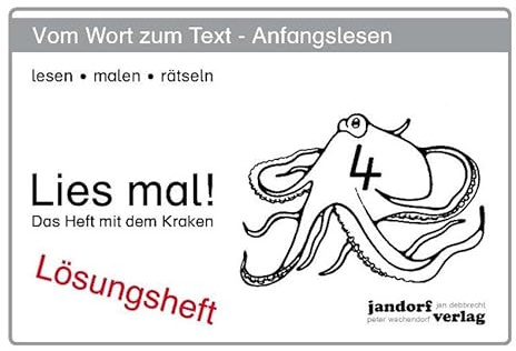 Lies mal! Heft 4: Lösungsheft