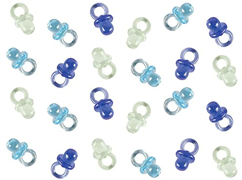 Blau Mini Kunststoff Schnuller für Charms