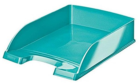 Leitz Briefkorb WOW (3er Pack, eisblau metallic)