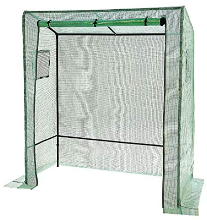 Dehner Tomatenreifehaus, ca. 190 x 170 x 80 cm, Kunststoff/Stahl, grün