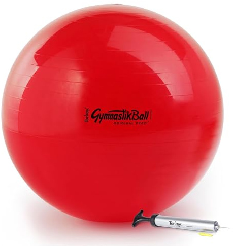 PEZZI - Original Pezziball Standard Gymnastikball, Durchmesser 42-75 cm, Sitzball für Therapie, Sport und Büro, universeller Trainingsball aus robustem PVC, maximale Belastbarkeit 400 kg