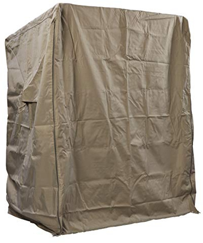 intergrill Webavita Strandkorb Schutzhülle Deluxe 160 x 130 x 100cm Universell 600D Schutzhaube Atmungsaktiv Anthrazit Winterfest UV beständig