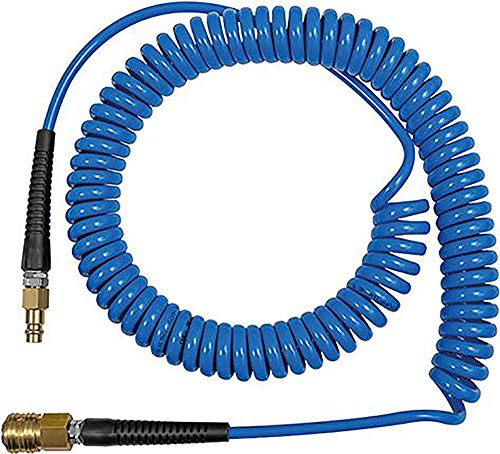 RIEGLER 158180-SP10750PUSK Spiralschlauch-Standardkupplung-Set, PU, Schlauch-ø 10x6,5, 7,5 m, 1Stk