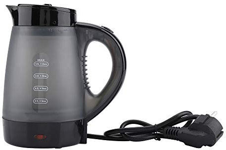 0.4L Mini Bouilloire Électrique De Voyage, Mini Bouilloire Électrique Transparente Chaud Chaudière D'eau Chaudière (Prise UE), Bouilloire Électrique En Plastique De Voyage Portable