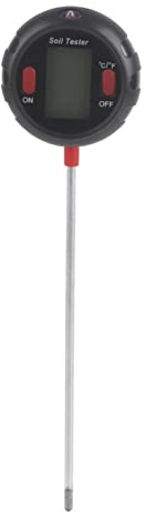Temperatura 5 in 1 Tester del suolo Tester pH Display LED Misuratore di umidità per prato Indoor Outdoor per giardino Fattoria per erbe Verdure Fiori