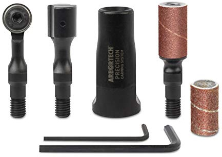 ARBORTECH Precision Carving System | Kit d'outils de sculpture pour Meuleuse d'Angle pour Travail du Bois | PCS.FG.1000