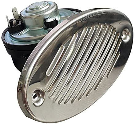 C CLINK 316 Stainless Steel 12V Hidden Flush Mount 5190512 Marine Boat Horn Two Hole Installation Spacing of 114.3 mm
