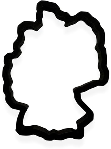 Germany Country Cookie Cutter with Easy Push Design (4 inch)