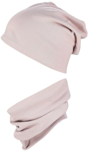 TupTam Mütze und Schal Kinder Set | Weiches Set für Herbst und Winter