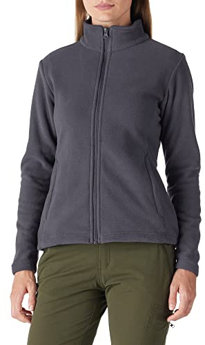 Outdoor Ventures Damen Fleecejacke mit Durchgehendem 220G Warm Sweatjacke | 4 Taschen, Leicht, Warm, Atmungsaktiv, Microfleecejacke, Stehkragen, zum Laufen Wandern Freizeit