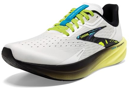 Brooks Scarpe da Corsa Hyperion Max Neutral Uomo, Bianco/Nero/Vita Notturna - Limitata, 47.5 EU