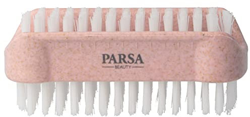 PARSA Beauty Nature Love Handwaschbürste – nachhaltige Hand- und Nagelbürste aus 50% Weizenstroh, doppelseitig, sanfte & gründliche Reinigung für Hände, Nägel & Haut, kompakt & robust