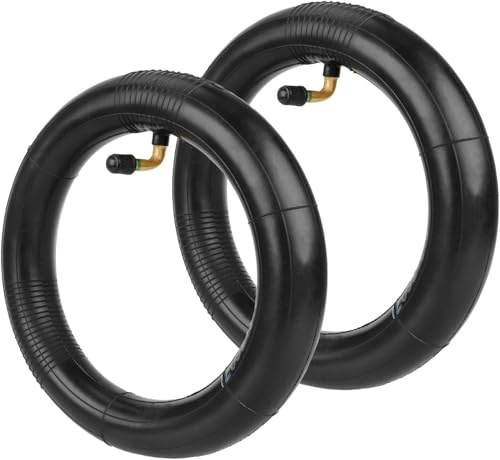 8 1/2 x2(50-134) E-Scooter Verdickt Schlauch für Zero 8 9 Soflow 3 VSETT 8, 8,5-Zoll-Roller Innen Reifen Ersatzreifen mit Abgewinkeltes Ventil 90° (2 Stück)