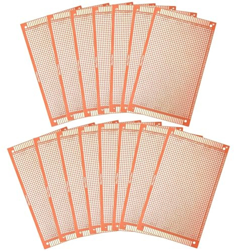 Towviy 15PCS Cartes de Circuits Imprimés PCB Prototype Circuit Imprimé Prototype Circuit Imprimé Universel Circuit Imprimé Simple Face pour Électronique, Bricolage, Laboratoire, Bureau
