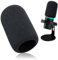 YOUSHARES HyperX DuoCast Pop Shield - Filtro antipop para micrófono Esponja antiviento profesional para micrófono Compatible con HyperX DuoCast RGB Mic