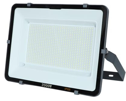 Faretto LED Da Esterno Faro 1000-6000w IP66 Impermeabile Faretti LED Da Soffitto Orientabili, Anti-Corrosione Spot Illuminazione Luce Di Lavoro Per Esterni Utilizzando Come Giardini Ecc (2000W)
