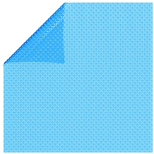 Kavolet Solar Poolabdeckung Solarfolie Solarplane Rechteckige Poolheizung für Wassererwärmung Pool-Abdeckung 260 x 160 cm PE Blau