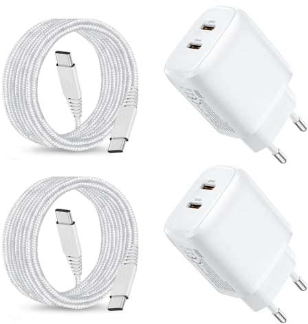 Chargeur USB C Rapide,25W Chargeur Usbc pour Samsung Galaxy A55 5G/A16 A26 A36 A15 A17 5G/A25 A35 5G/A05S A54 A53 A23 A34/S23 FE/S24 Plus Ultra/Z Fold 4 5 6/S22 A14 A13 Type C Prise Secteur et Cable