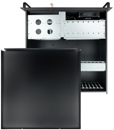 IPC Rack 4U 19 ATX-fodral, externt 2 x 5,25 tum, 1 x 3,5 tum externt, 8 x 3,5 tum internt, USB - perfekt för servrar och datalagring.