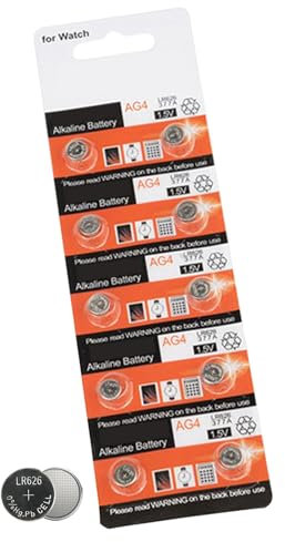 Pilas pequeñas, batería de botón | Paquete variado de baterías de larga duración 1,55 V | 10x pilas de disco pequeñas 13 mAh para calculadoras