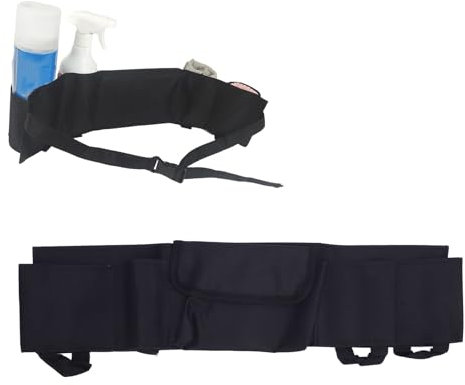 Ceinture à Outils de Nettoyage, Tablier à Outils pour les Produits de Nettoyage, Ceinture de Sac D'outils de Taille pour les Femmes et les Hommes D'entretien Ménager