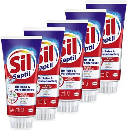 Sil Saptil 5 x 200 ml Travel and Pre Treatment Universal Stain Remover