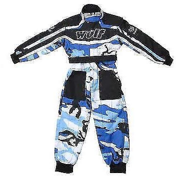 Wulfsport - Mono de traje de motocross LT PW para niños con diseño de camuflaje
