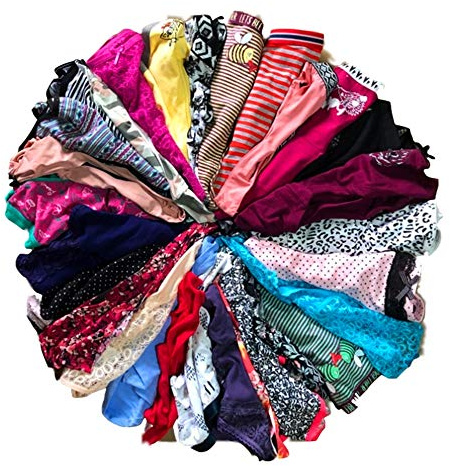 Morvia Varieties of Women Hipster Briefs Boyshorts Bikinis Pack Underwear (12 Pcs, Medium)