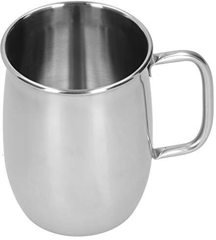 1000ml Edelstahlbecher Edelstahl Weinbar Bierkrug Wasserbecher mit Griff Tragbare Kaffeetasse Trinkgeschirr Gro?es Bier Glasbar Zubeh?r