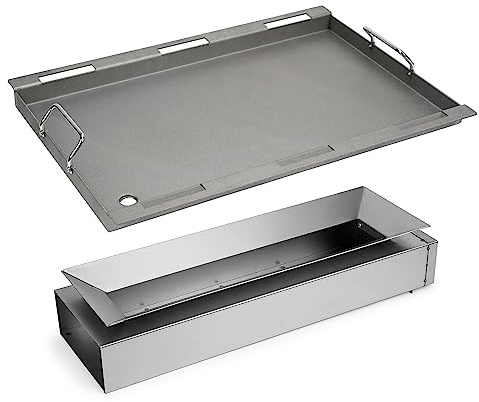 Stanbroil Griddle Insert with Manifold Kit for Masterbuilt Gravity 1050 | Flat Top Cooking Surface, Fits Masterbuilt Gravity Series 1050 MB20041220/MB20041320, Replacement for MB20181622