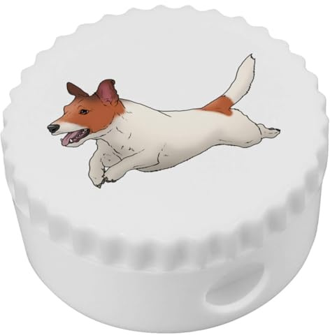 Azeeda 'Laufender Jack-Russell-Hund' Kompakt Spitzer (PS00036256)