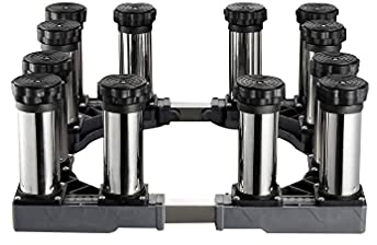 YHJZSM Base de Support pour Machine à Laver, Grande Base Mobile pour sèche-Linge, Grand classeur en Acier, 91-105 cm, Grand tonneau en Bois, Support de Chariot en Acier Inoxydable pour ma