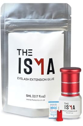 Eyelash Extension Glue| Super Strong Lash Extension Glue| 1-2 Sec Drying time | Retention - 7 weeks Last Long | Professional Use Only Black eyelash glue| Semi-Permanent Extensions 5ml