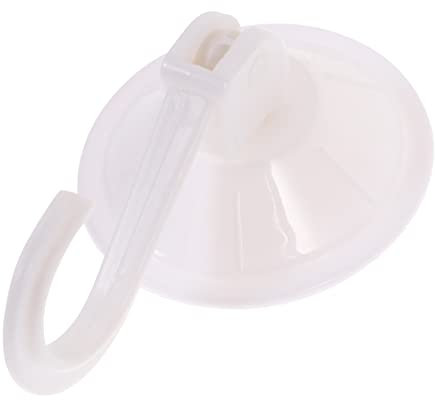 BESTonZON Gancio Ventosa Adesivo Parete Rimovibile Per Bagno e Cucina Gancio Multiuso Per Asciugamani Cappelli e Borse Facile Da Installare Su Superfici Lisce Colore e Stile Variabile