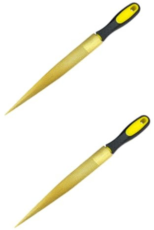 DOITOOL 2 Piezas 4 escofina para madera ferramentas carpinteiro ferramentas de carpintaria bolsas de embalaje herramienta de carpintería para carpintero archivo de acero oro expediente