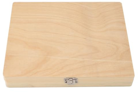 Mikroskop-Objektträger-Aufbewahrungsbox aus Holz für 100 Objektträger. Mikroskop-Objektträger-Etui für Labor- und Bildungszwecke