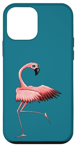 Custodia per iPhone 12 mini Rosa Flossing Flamingo Fancy Floss Dance