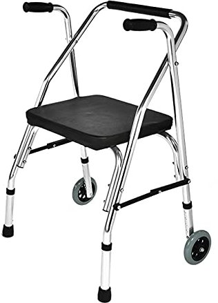 con Asiento de 400 Libras, Andador liviano para Sentarse o pararse/Andador de Movilidad para Personas Mayores, Adultos, Mujeres Mayores, Ayuda para Andador con asa y Ruedas