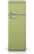 SWAN SR11010GNE Retro Free Standing Top Mounted 70/30 Split Fridge Freezer with Energy Class E, 3 Adjustable Shelves, Fast Freeze, Green