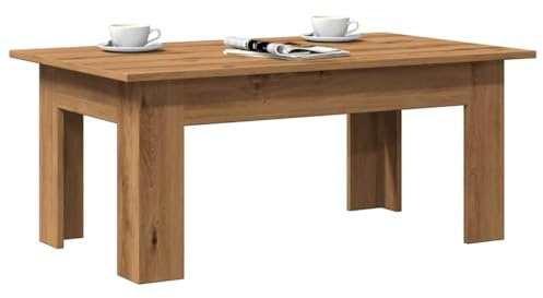 Xichuzi Couchtisch Artisan-Eiche 100x60x42 cm Holzwerkstoff, Living Room Table, Wohnzimmertisch, Beistelltisch, Side Table & End Table, Coffee Table855959